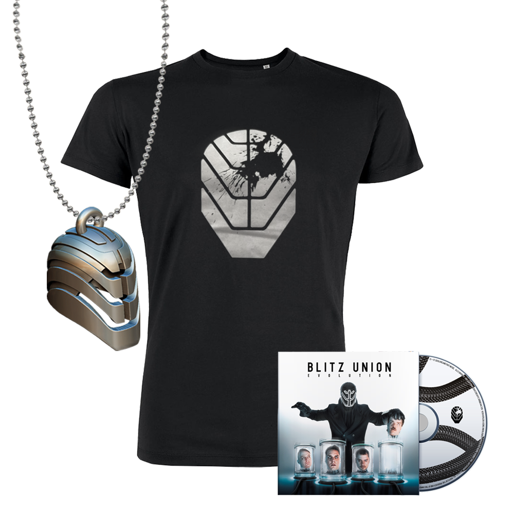 'Evolution' CD + T-Shirt + Mask Hangtag